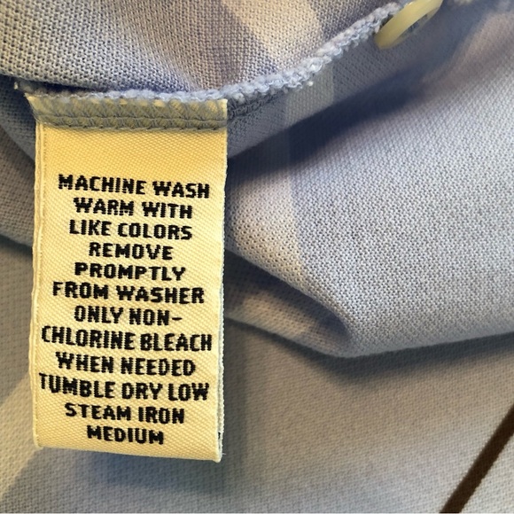 Daniel Cremieux Men's Blue Striped Short Sleeve Golf Polo Shirt Size M - Picture 7 of 7